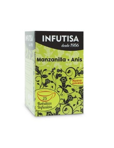 MANZANILLA-ANIS infusion 25bolsitas INFUTISA