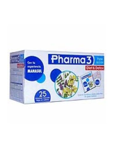 BIE3 PHARMA 3 DIET & DETOX infusion 25sbrs. BIE 3