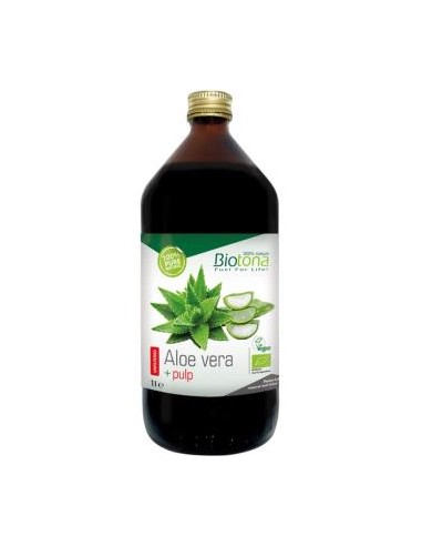 ALOE VERA+PULPA jugo 1l. BIO VEGAN BIOTONA