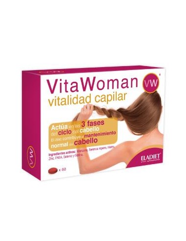 VITA WOMAN vitalidad capilar 60comp. ELADIET