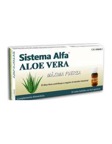 SISTEMA ALFA ALOE VERA maxima fuerza 20amp. PHARMA OTC