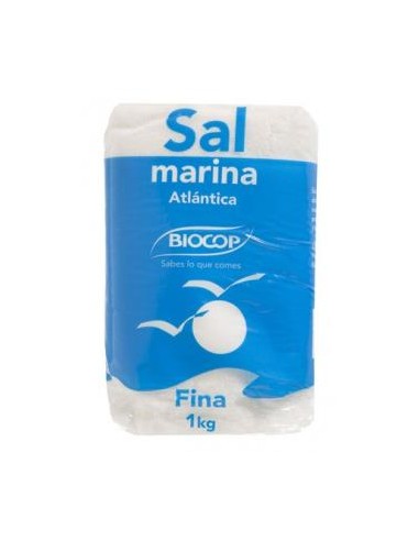 SAL MARINA ATLANTICA fina 1kg. BIOCOP