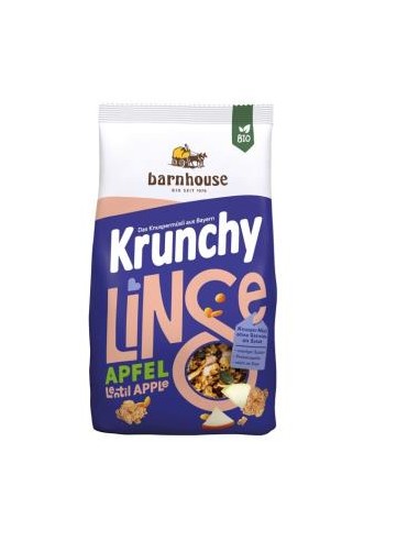 MUESLI KRUNCHY PROTEICO lenteja-manzana 325gr. BIO BARNHOUSE