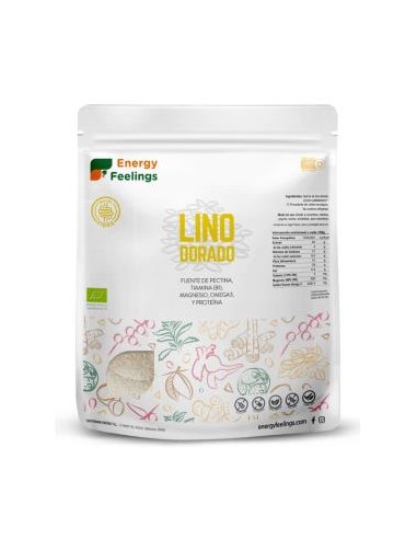 LINO DORADO polvo 500gr. ECO VEGAN SG ENERGY FEELINGS