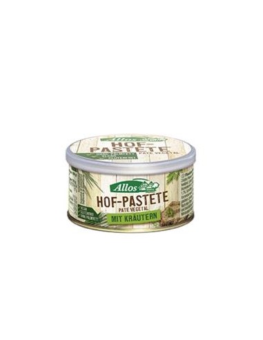 PATE VEGETAL con finas hierbas 125gr. BIO VEGAN ALLOS