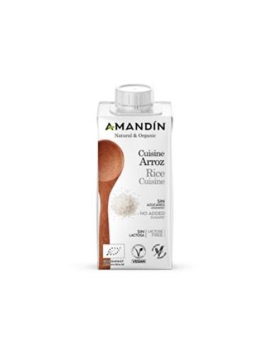 CUISINE CREMA DE ARROZ 200ml 24uds. BIO AMANDIN