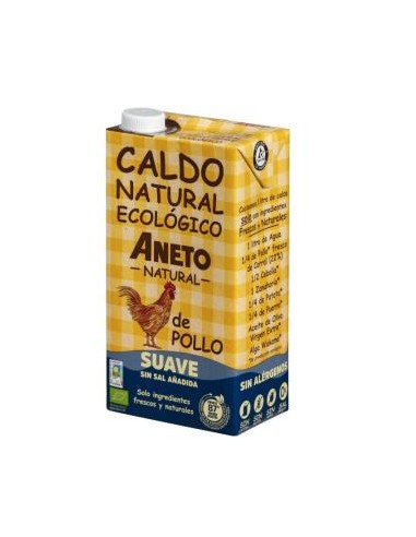 CALDO DE POLLO suave 1l. ECO ANETO