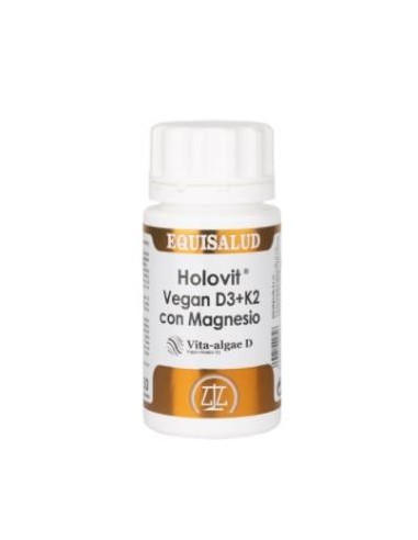 HOLOVIT VEGAN D3+K2 con magnesio 50cap. EQUISALUD