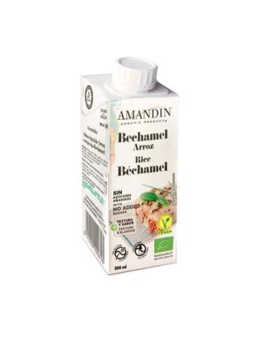 BECHAMEL DE ARROZ 200ml 24uds. BIO AMANDIN