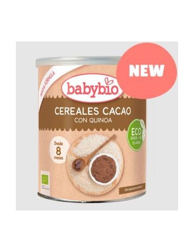 CEREALES CACAO con quinoa 8meses 220gr. BIO S/A BABYBIO