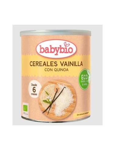 CEREALES VAINILLA con quinoa 6meses 220gr BIO S/A BABYBIO