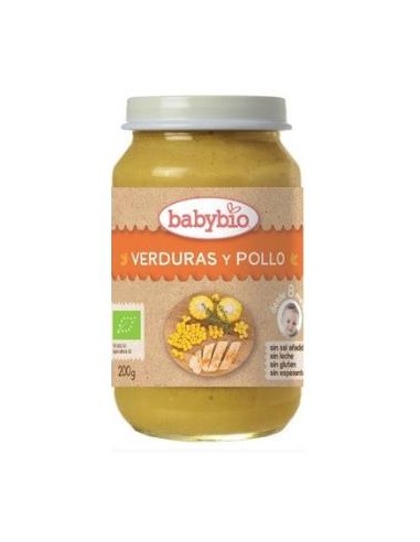 POTITO VERDURAS Y POLLO 8meses 200gr. BIO SG BABYBIO