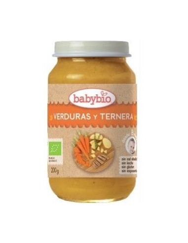 POTITO VERDURAS Y TERNERA 8meses 200gr. BIO BABYBIO