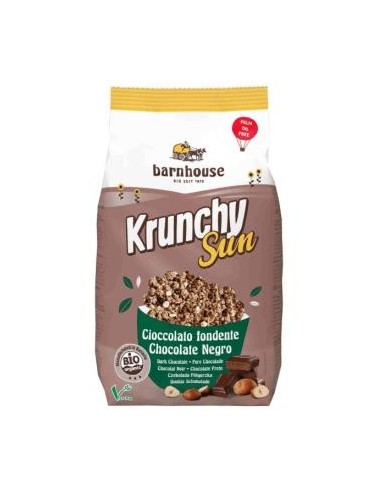 MUESLI KRUNCHY SUN choco negro-avellana 375gr. BIO BARNHOUSE