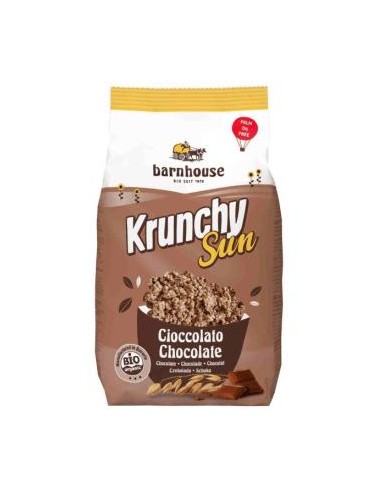 MUESLI KRUNCHY SUN chocolate 375gr. BIO BARNHOUSE