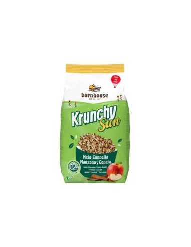 MUESLI KRUNCHY SUN manzana-canela 750gr BIO BARNHOUSE