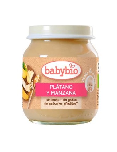 POTITO MANZANA Y PLATANO 4meses 130gr. BIO BABYBIO