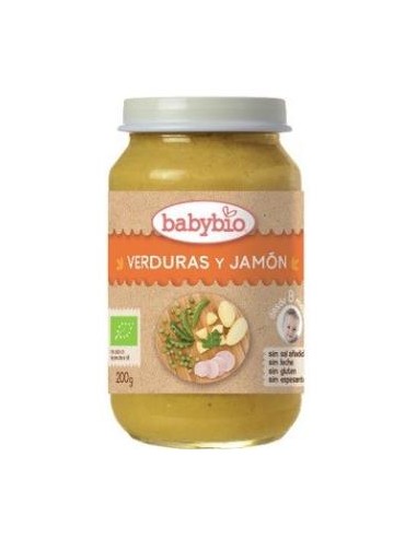 POTITO VERDURAS Y JAMON 8meses 200gr. BIO BABYBIO