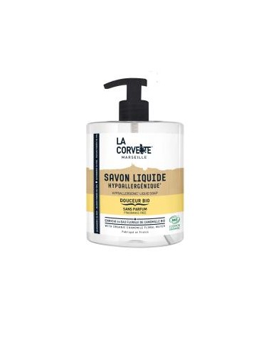 JABON LIQUIDO sin perfume BIO 500ml. LA CORVETTE