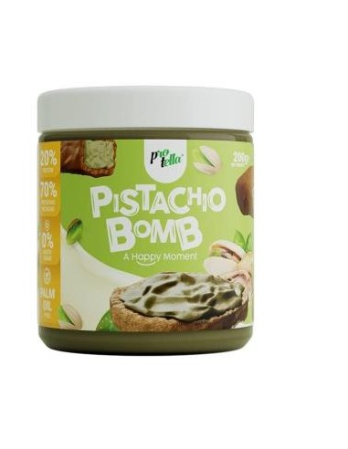 CREMA PROTEICA PISTACHO BOMB sin azucar añadido 250gr.. PROTELLA