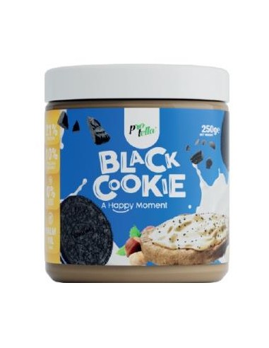 CREMA PROTEICA BLACK COOKIE sin azucar añadido 250gr. PROTELLA