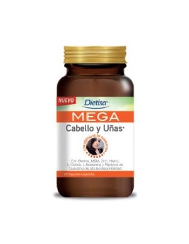 MEGA CABELLO Y UÑAS 60cap. DIETISA (DIELISA)