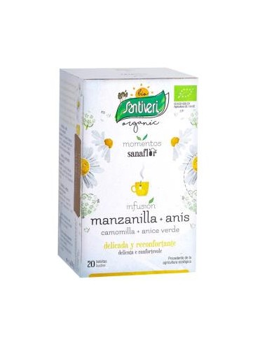 SANAFLOR MANZANILLA+ANIS infusion 20ud. BIO SANTIVERI