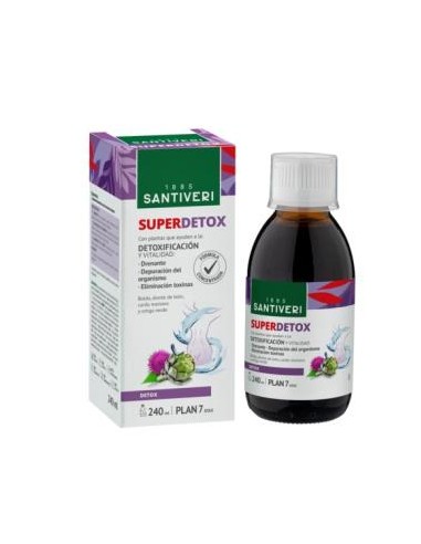 SUPERDETOX jarabe 240ml. SANTIVERI