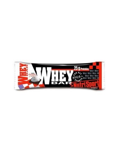 WHEY barritas nata-caramelo 12uds. NUTRISPORT