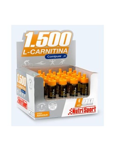 L CARNITINA 1500 NARANJA 20amp NUTRISPORT