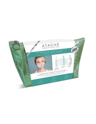 PROMO NECESER ANTIACNE desmaquillador+gel+tonic ATACHE