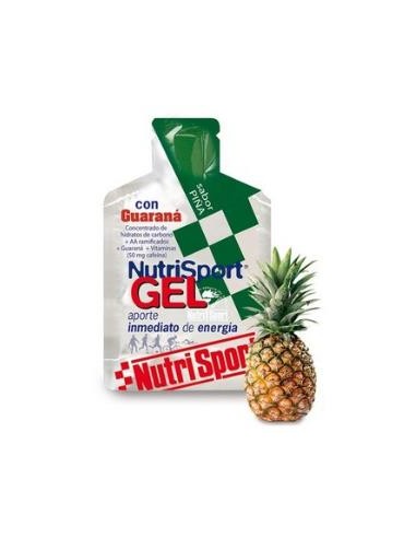 GEL con GUARANA+PIÑA caja 24unid. NUTRISPORT