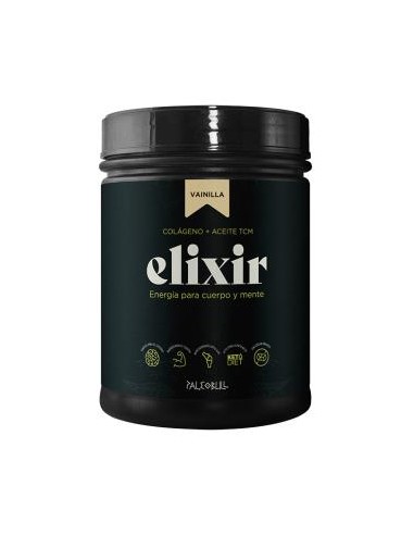 PALEOBULL ELIXIR colageno+aceiteTCM vainilla 450gr