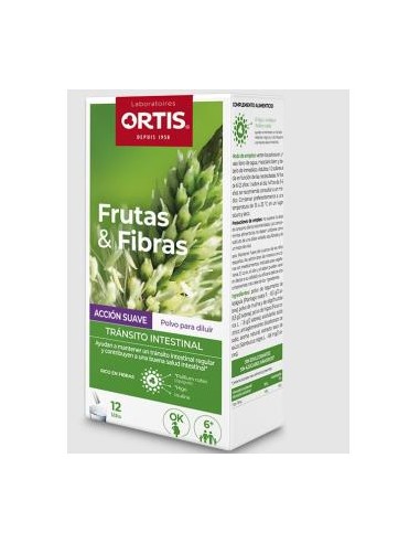 FRUTAS Y FIBRAS delicado embarazo polvo 12sbrs. ORTIS