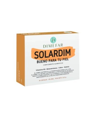 SOLARDIM bueno para tu piel 30cap. DIMEFAR