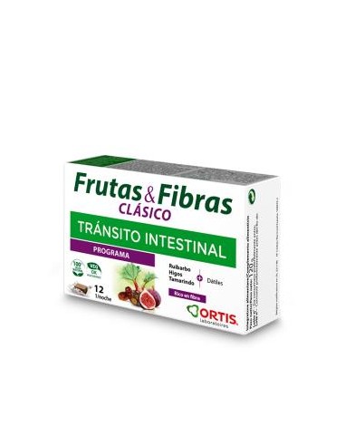 FRUTAS Y FIBRAS clasico 12cubitos ORTIS