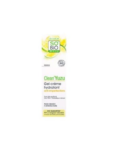 CREMA GEL HIDRATANTE CLEAN YUZU anti imperfec 50ml SOBIO ETIC