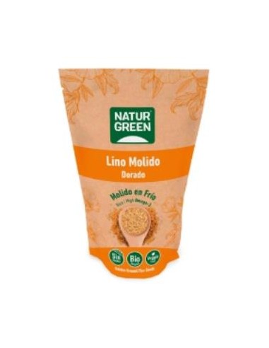 SEMILLAS DE LINO DORADO molido 225gr. BIO NATURGREEN