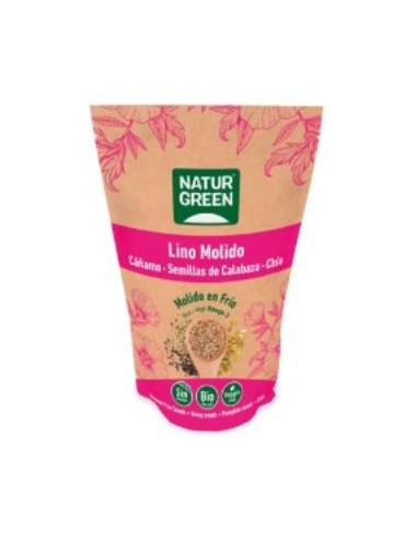 SEMILLAS LINO, CAÑAMO, CALABAZA Y CHIA 225gr. BIO NATURGREEN