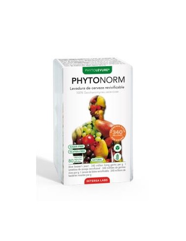 PHYTONORM (levadura de cerveza) 80cap INTERSA