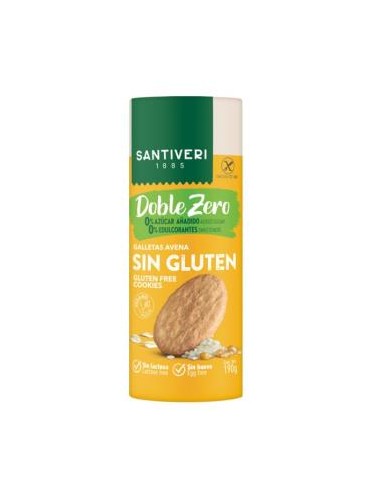 GALLETAS SIN GLUTEN DOBLE ZERO 190gr. SANTIVERI