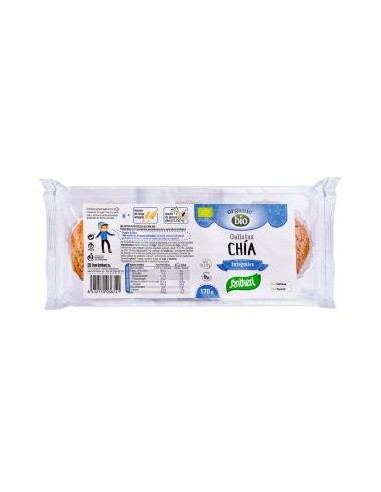 GALLETAS con semillas de chia 170gr. BIO SANTIVERI