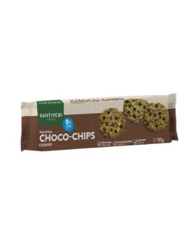 GALLETAS CHOCO CHIPS 185gr SANTIVERI