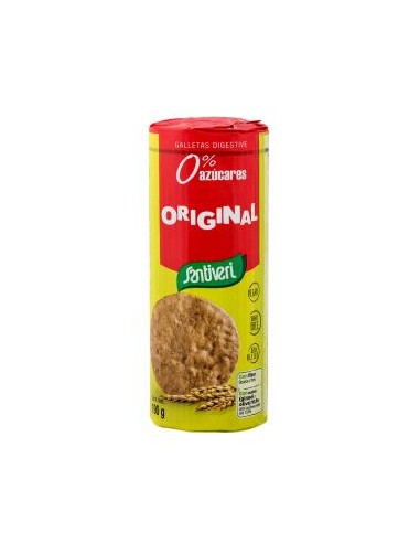 GALLETAS DIGESTIVE 0% azucar 190gr. SANTIVERI