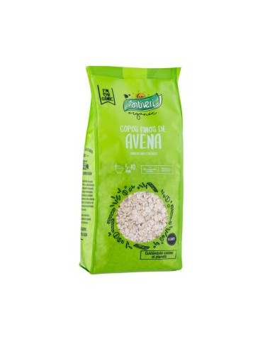 COPOS DE AVENA finos integrales 500gr. BIO SANTIVERI