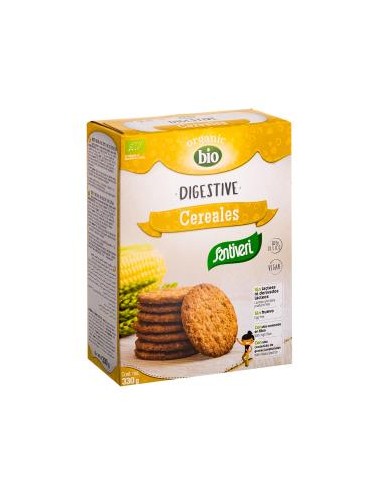 GALLETAS DIGESTIVE CEREALES 2 Paquetes 330gr BIO SANTIVERI