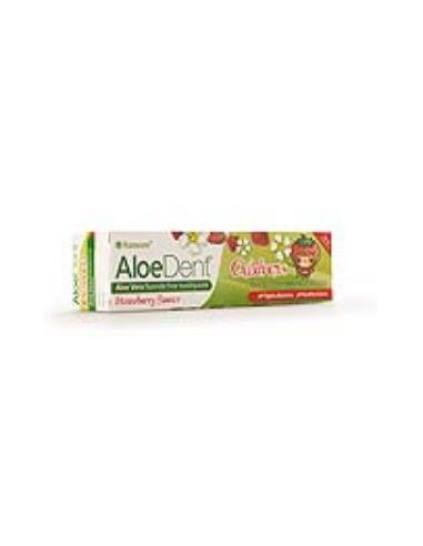 DENTIFRICO ALOE VERA sin fluor (fresa) niños 50ml. MADAL BAL