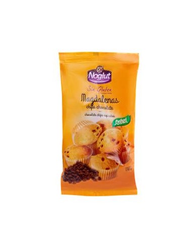 NOGLUT MADALENAS con pepitas de chocolate 170gr. SANTIVERI