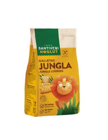 NOGLUT GALLETAS JUNGLA 100gr. SANTIVERI