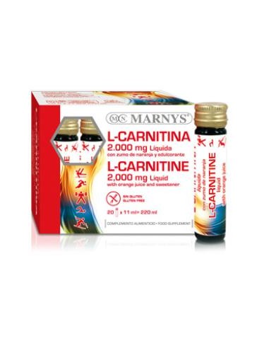 L-CARNITINA 2000 sabor naranja 20viales MARNYS